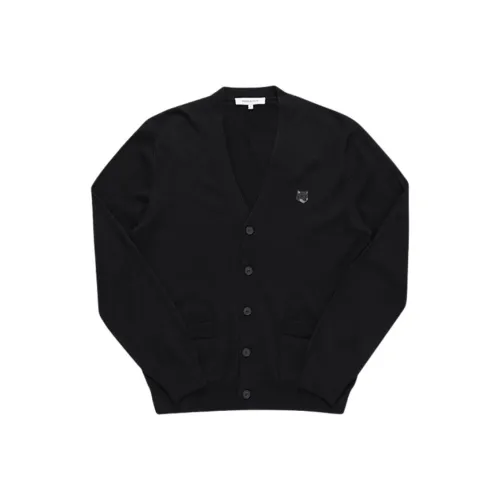 Maison Kitsune Черный Мужской Трикотаж