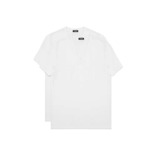 DSQUARED 2 SS23 T-Shirt Мужской 2 Пачка Белый