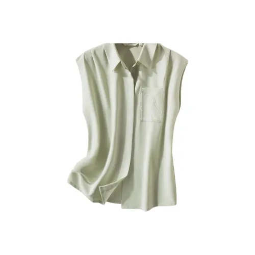 IHIMI Рубашка Женская Светлая Лотос Зеленая