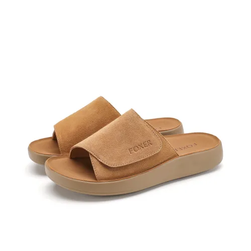 FOXER Анти-износ Анти-запах и Тихие Слипоны Женские CAMEL