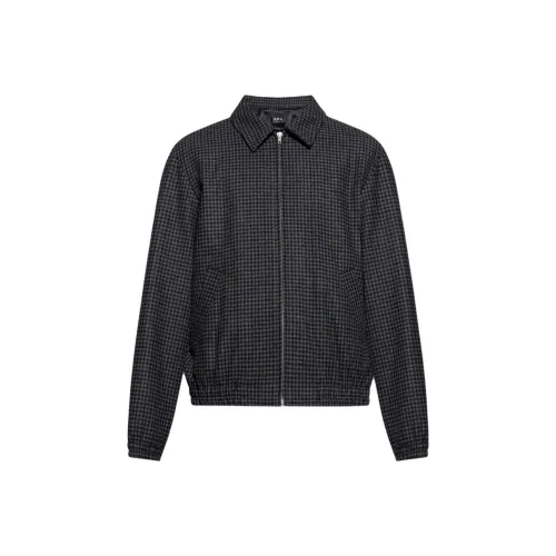 A.P.C Куртки и Пальто Мужской Угольный Черный