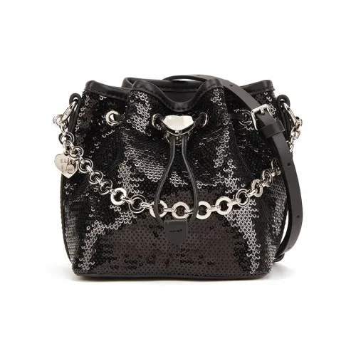 ELLE Сумка через плечо Женская Черная Розовая