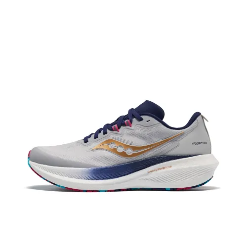 Saucony Triumph Victory 21 Slip-resistant Abrasion-resistant Low Top Casual Running Shoes Unisex Gray Color Сaucony Triumph Victory 21 Противоскользящий Устойчивый к истиранию Низкий Топ Повседневные Беговые Кроссовки Унисекс Серый Цвет