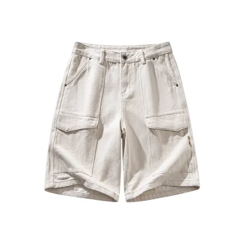 HZWH Белый Мужской Карго Шорты