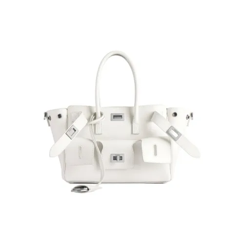 Balenciaga Bel Air Коровья кожа Сумка Мини Женская Белая