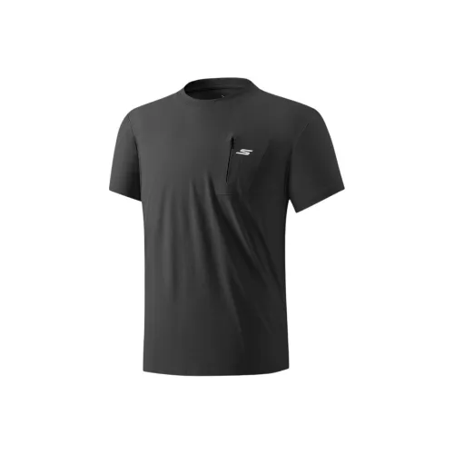 Skechers T-Shirt Унисекс Черный 01TS