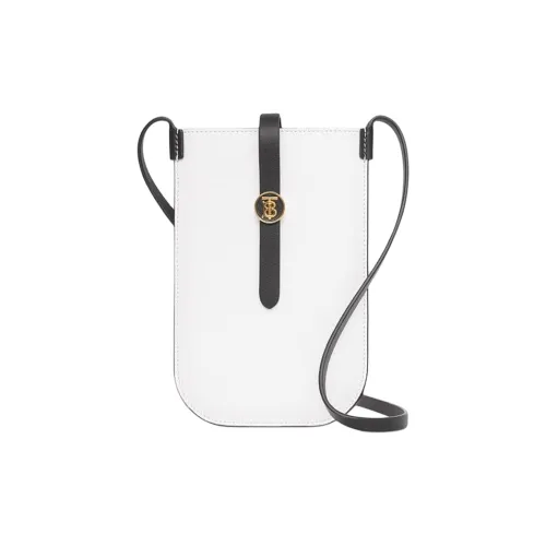 Burberry Чехол для телефона из кожи сумка через плечо унисекс белый
