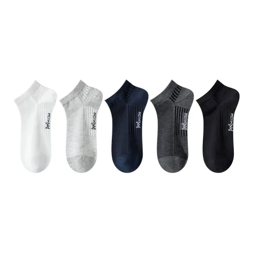 MIIOW No Show Носки Мужские упаковка из 5 пар