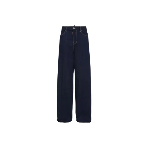 DSQUARED 2 SS25 Джинсы Женские Морской Синий