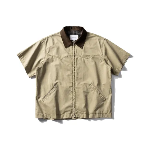 UNDOMAZE Лето Рубашка Relaxed Silhouette Унисекс