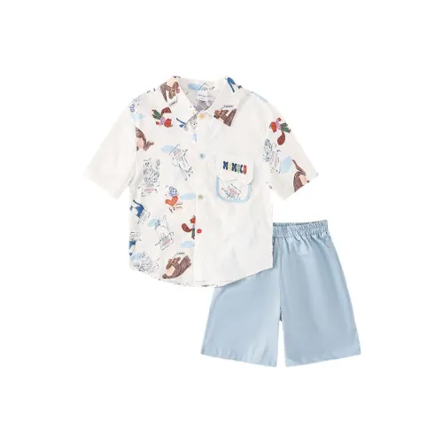 Mami Macca Повседневная спортивная одежда SS25 2 предмета комплект синий для детей 3-7 лет