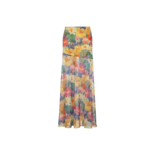 MIMOSA CHUR Повседневный Длинный Юбка Женские