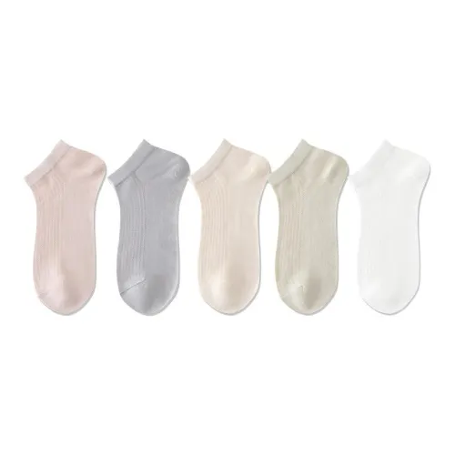 MIANWUQI Низкие носки женские упаковка из 5 пар