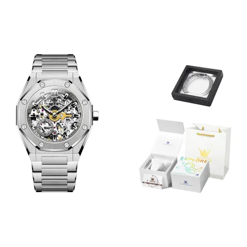 OLEVS Play The Cool Series Механические часы Мужские часы Белый циферблат