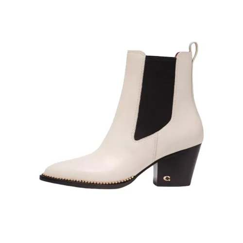 COACH Pierce Короткий Челси 5,7 см Женские Белые