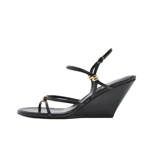 PROENZA SCHOULER Coil one Ремень Сандалии 7 см Женские Черный