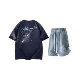 Темно-синий + Светло-синий