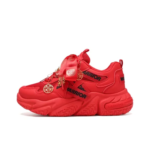 Warrior Бордо Красный Slip-Resistant Abrasion-Resistant Низкий Топ Повседневная Обувь Унисекс Красный