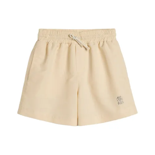 BRUNELLO CUCINELLI Шорты Детские Песочно-бежевые