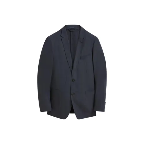 Dunhill SS24 Бизнес Костюм Пальто Мужской Чернила