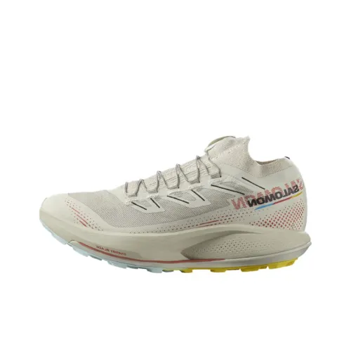 SALOMON Pulsar Trail PRO 2 Амортизаторы Lower Skirt Resistant Low Top Беговые кроссовки Женские Белые