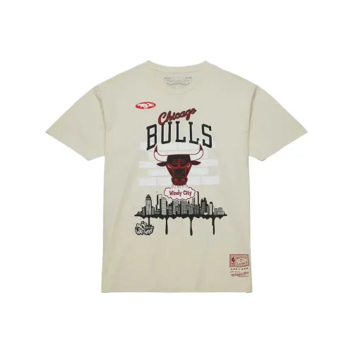 MITCHELL NESS x Tats Cru City T-Shirt Мужской Бежевый