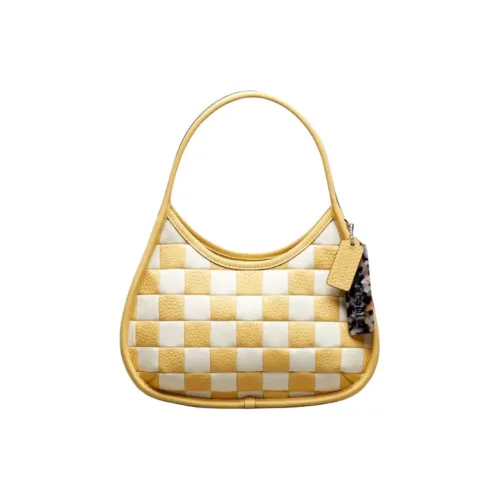 Coachtopia Ergo Upcrafted™ Кожа Сумка Средний Женский Желтый Белый