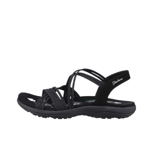 Skechers Reggae Slim One Ремешок Сандалии Женские Черные