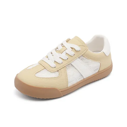 JOSINY Низкий топ кэжуал женский желтый