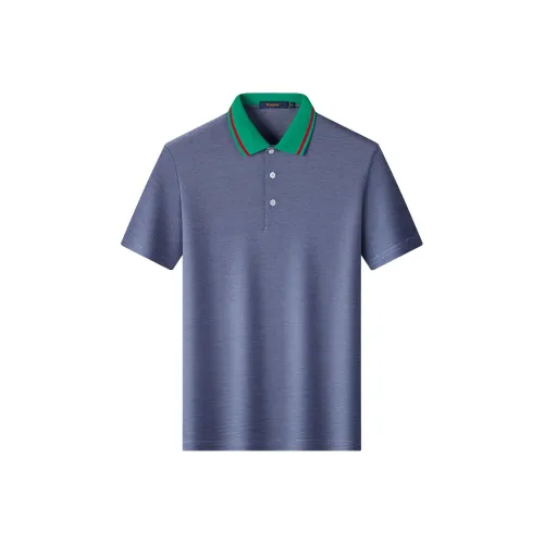 LUOZI Синий Мужская Поло