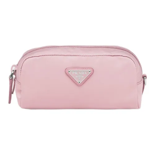 PRADA RE Нейлоновая ткань Переносной косметичка туалетная сумка Женская Снежно-розовая