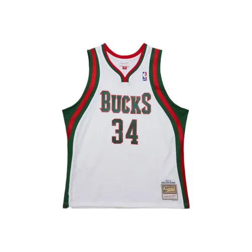 MITCHELL NESS Баскетбольная Джерси Фанатская версия Мужская Белая