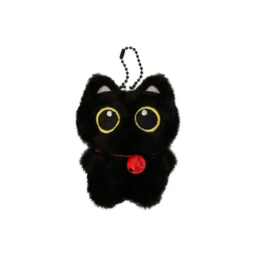 Brangdy Очаровательный Черный Котенок Кукла Плюшевый Брелок 10 см Длина Тела