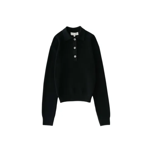 STUDIO NICHOLSON Черный Женский Трикотаж