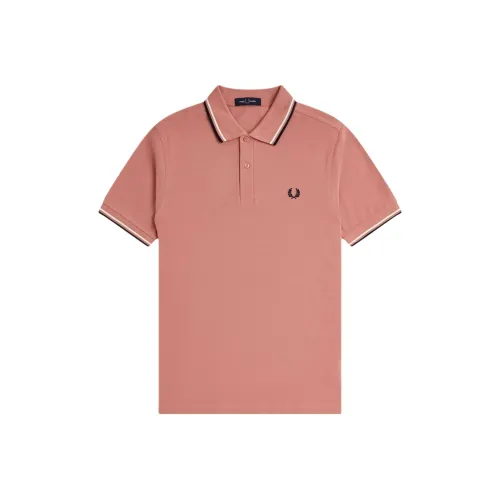 FRED PERRY Мужская Поло Розовая