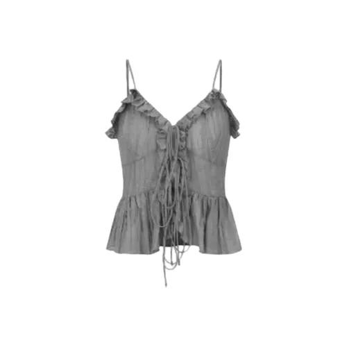 URBAN REVIVO Светло-серые Женские Камисоли