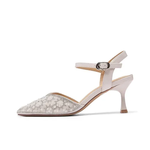 Spider King Низкий каблук Высокий каблук Женский Золотой