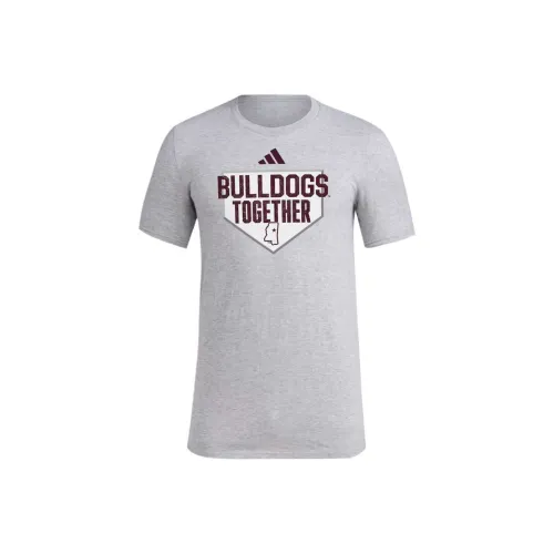 Adidas Mississippi State Dugout Bulldogs T-Shirt Мужская Серого цвета