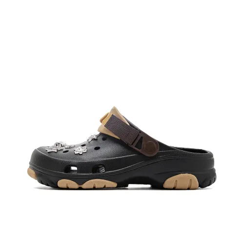 JOSINY Сабо Черный Двусторонний, Высота каблука 4,5 см Унисекс