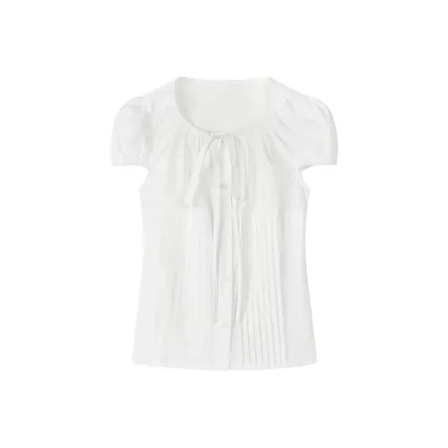 SLEEP AT 11 Белая Женская Футболка