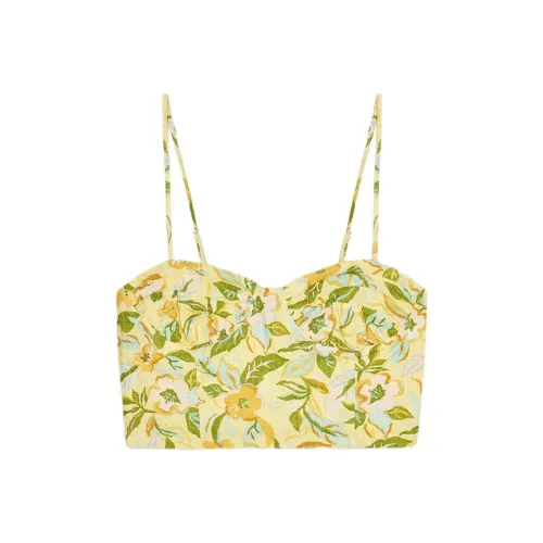 ZARA Желтые Женские Камисоли