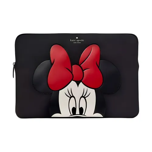 Kate Spade Disney Collaboration Переработанный нейлон Путешественный мешок для хранения Женский Черный