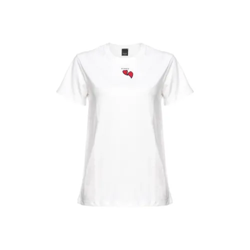 PINKO FW23 Короткий рукав T-рубашки Женские Белые