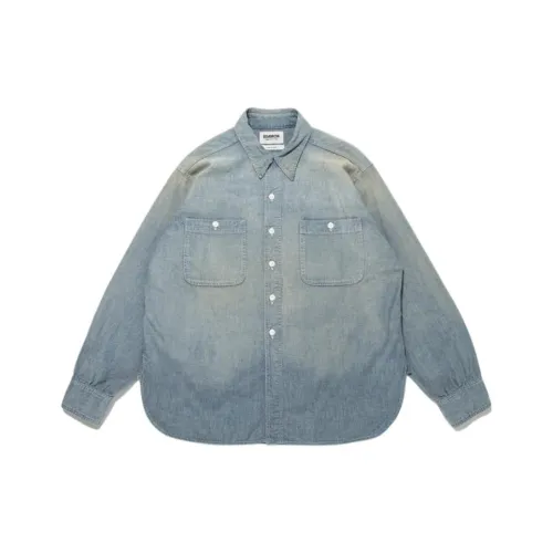 Bowwow SS25 Шамбре Рубашки SUNBURN AGEING Рубашка Унисекс