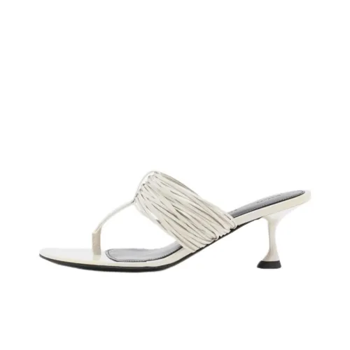 PROENZA SCHOULER Шлепанцы 6 см Женские Белые