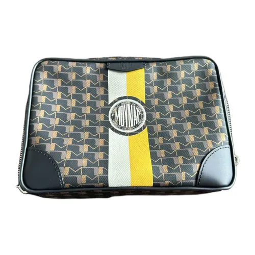 Moynat Холст Сумка через плечо Сумка на плечо Женская Черная