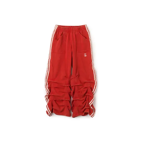 Adidas Originals x Avavav RUCHED Повседневные брюки Унисекс Оранжевый Красный