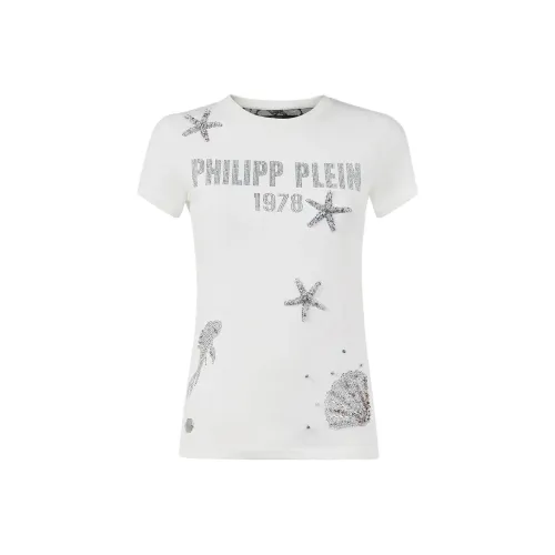 PHILIPP PLEIN Белые Женские Футболки