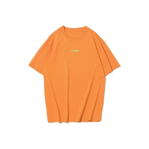 ZUO Оранжевый Красный Мужская T-Рубашка