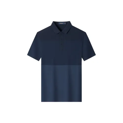 LOZ Темно-синий Мужская рубашка поло